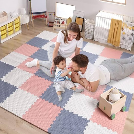 tapis d'éveil bébé maman et papa
