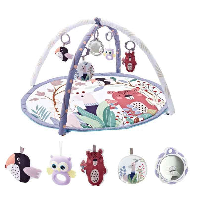 tapis d'éveil pour bebe avec jouets suspendus
