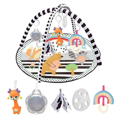 tapis d'éveil pour bébé noirs blanc