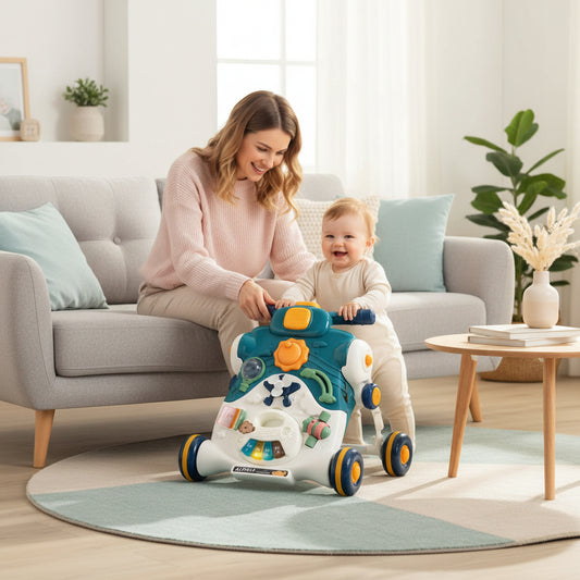 trotteur bébé avec informations