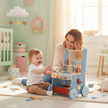 trotteur bébé coffre outils