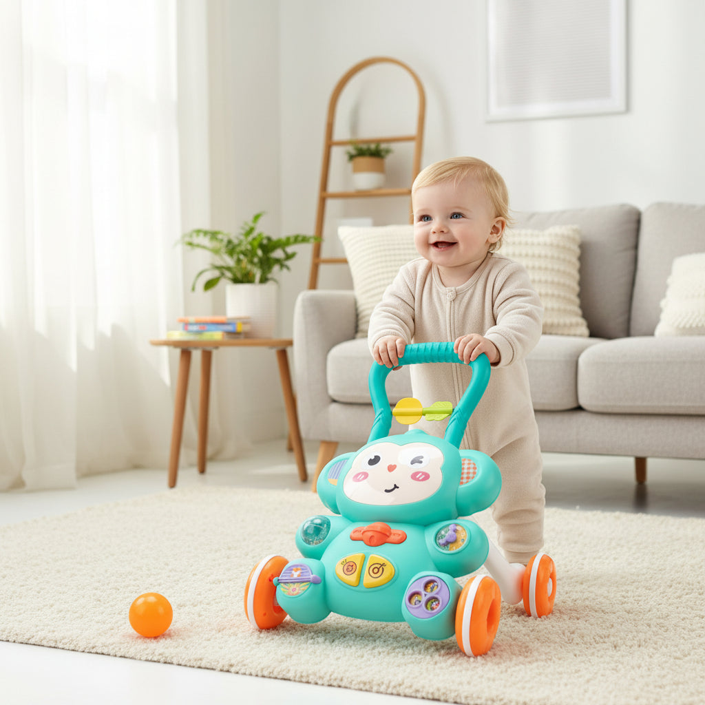 trotteur bébé garçon | 2-en-1 Sécurisé Romeo