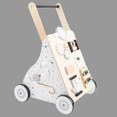 trotteur  pour bébé noir blanc cote 
